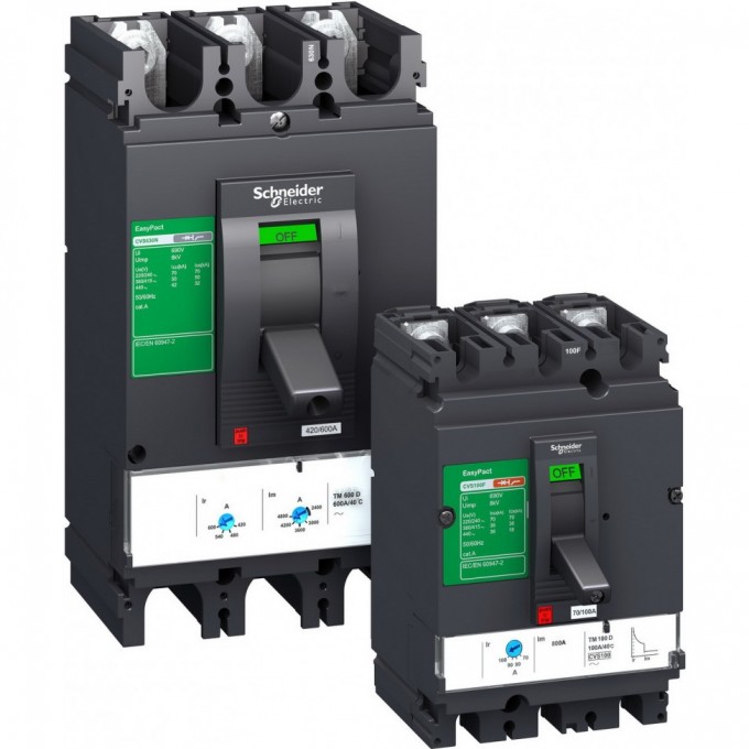 Автоматический выключатель 3P SCHNEIDER ELECTRIC EASYPACT CVS630N 50КА TM600D LV563316