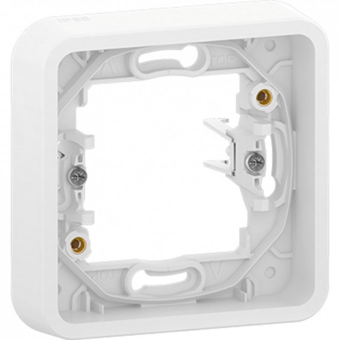 1-постовая рамка с распорными лапками SCHNEIDER ELECTRIC MUREVA S, БЕЛЫЙ, IP55 MUR39108