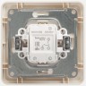 2-клавишный выключатель SCHNEIDER ELECTRIC W59, 10АХ, в сборе, СЛОНОВАЯ КОСТЬ VS510-252-28